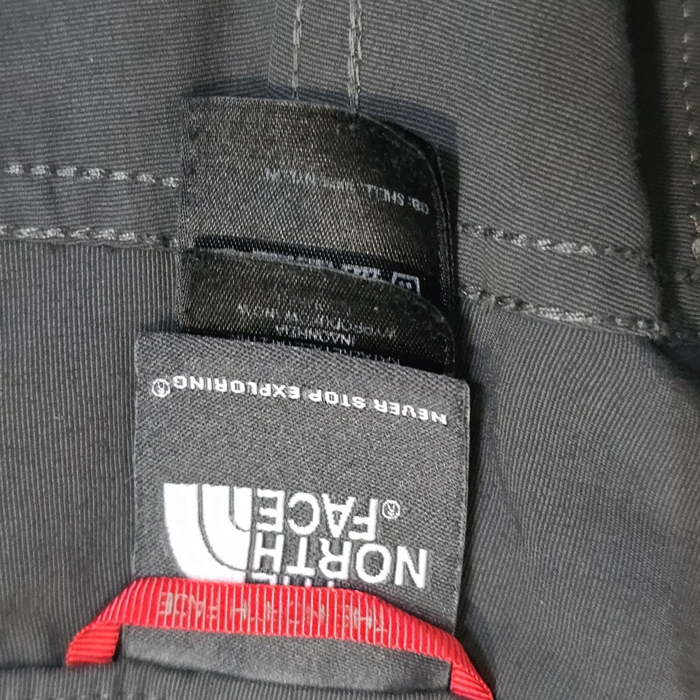 The North Face Nylon Performance Cargo Utility Shorts 10" Hiking Gray Blu Men 36 - Picture 8 of 16